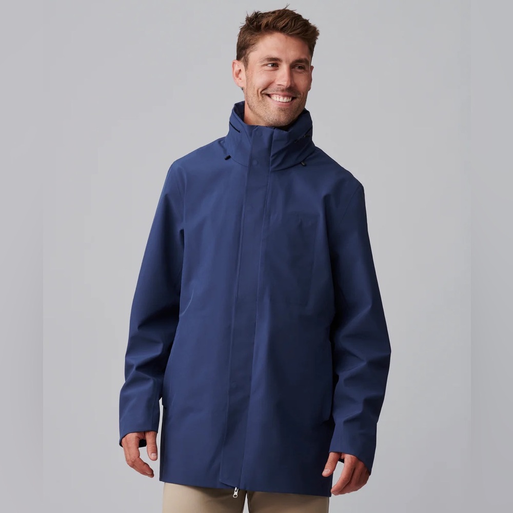 BRAND NEW RHONE Men’s Copenhagen Raincoat sz L